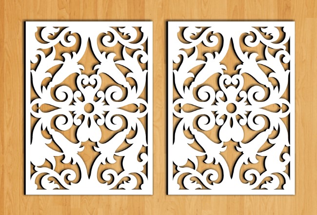 Design pattern screen panel