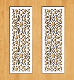 Design pattern screen panel