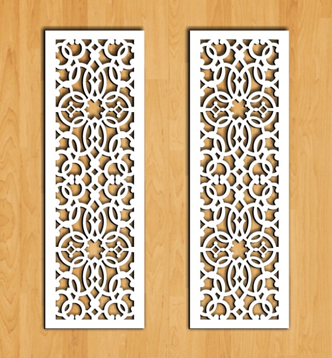 Design pattern screen panel