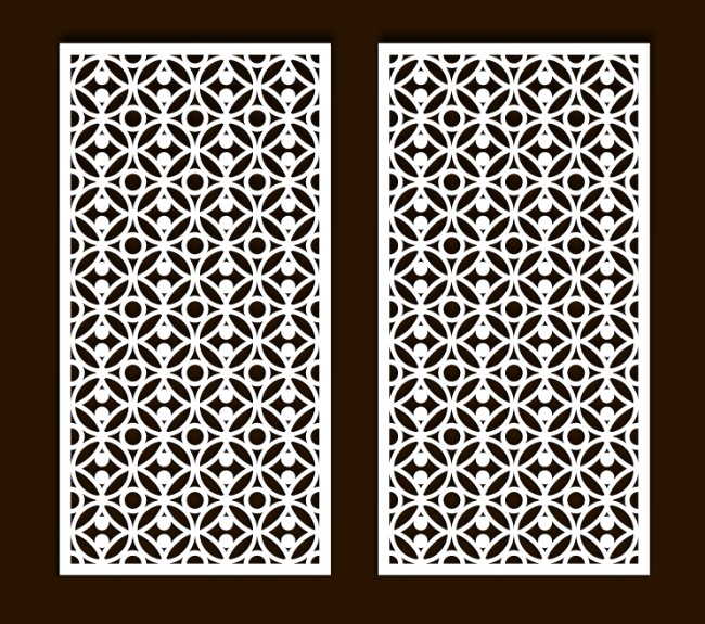 Design pattern screen panel