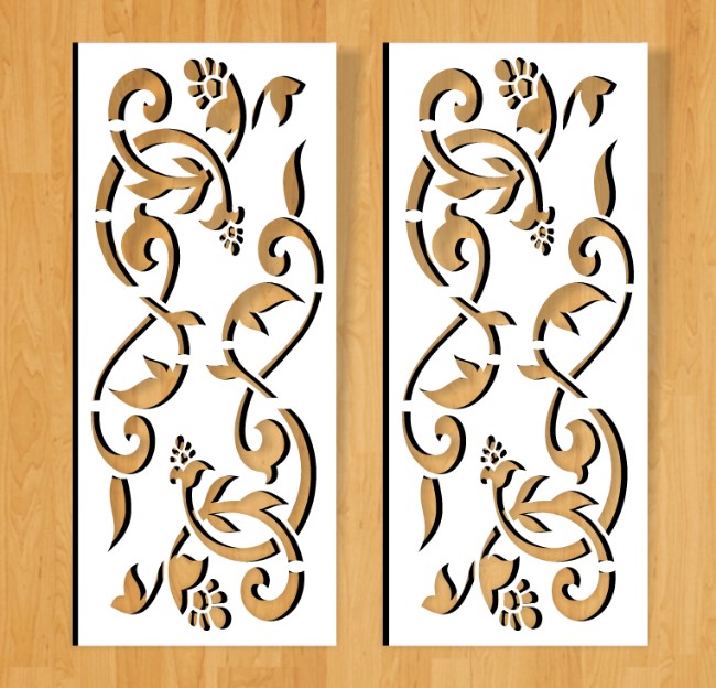 Design pattern screen panel