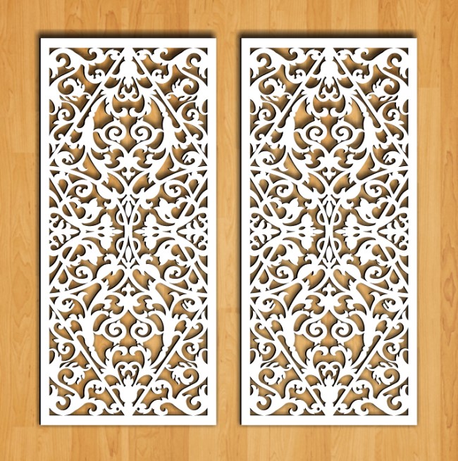 Design pattern screen panel