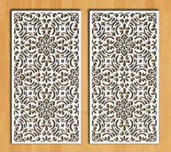 Design pattern screen panel