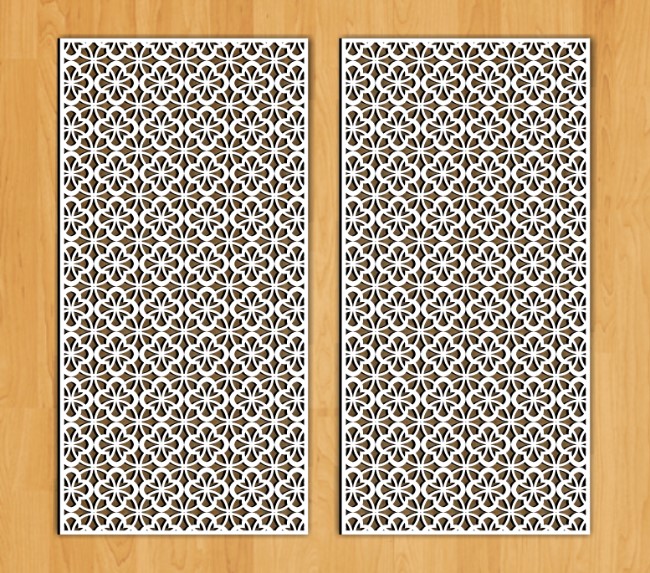 Design pattern screen panel