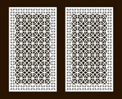 Design pattern screen panel