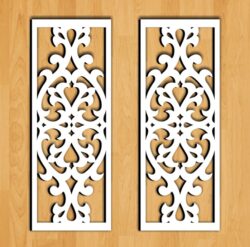 Design pattern screen panel