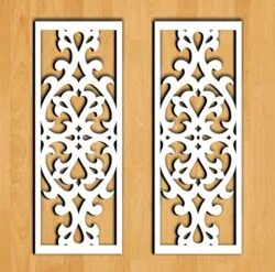 Design pattern screen panel