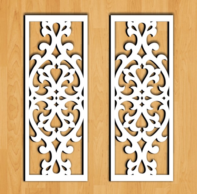 Design pattern screen panel