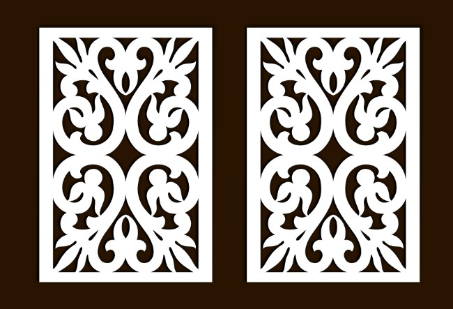 Design pattern screen panel