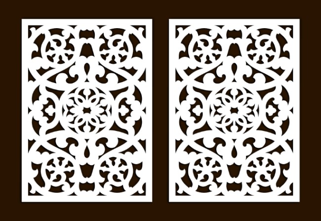 Design pattern screen panel