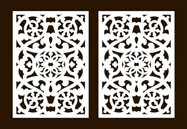 Design pattern screen panel