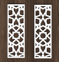 Design pattern screen panel