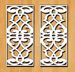 Design pattern screen panel