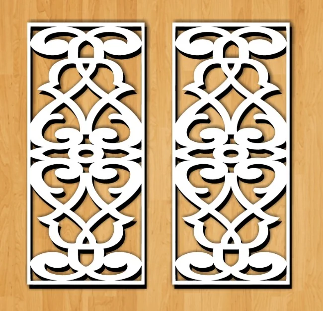 Design pattern screen panel