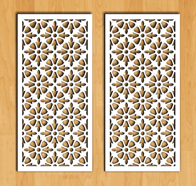 Design pattern screen panel