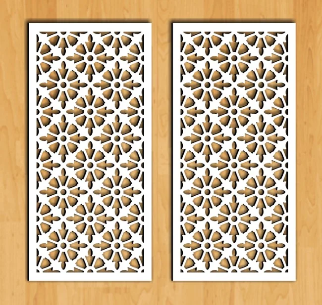 Design pattern screen panel