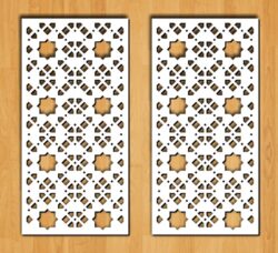 Design pattern screen panel