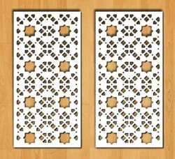 Design pattern screen panel