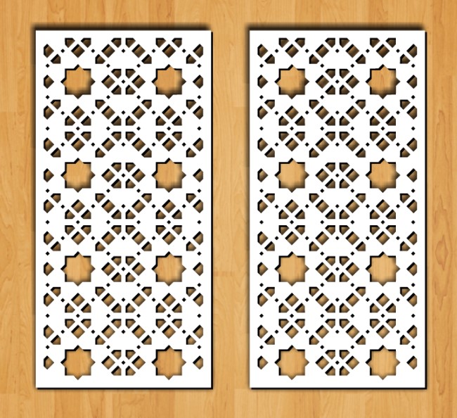 Design pattern screen panel