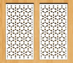 Design pattern screen panel