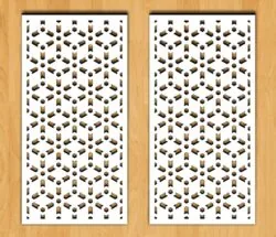 Design pattern screen panel