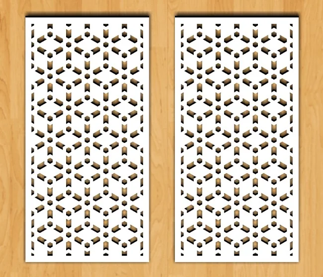 Design pattern screen panel