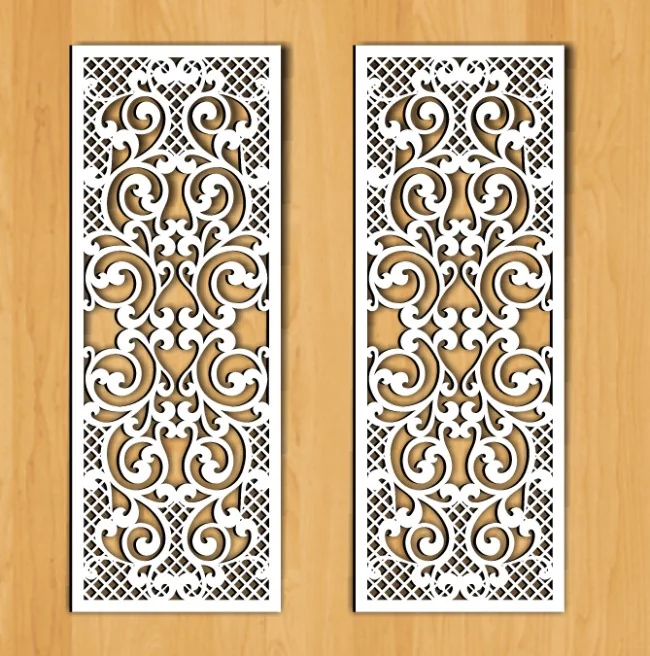 Design pattern screen panel