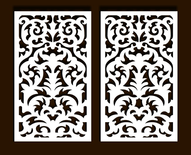 Design pattern screen panel