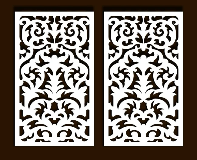 Design pattern screen panel