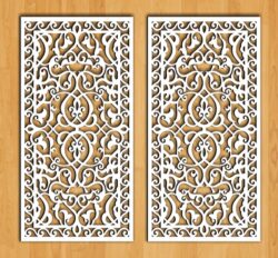 Design pattern screen panel