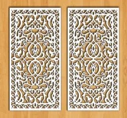 Design pattern screen panel