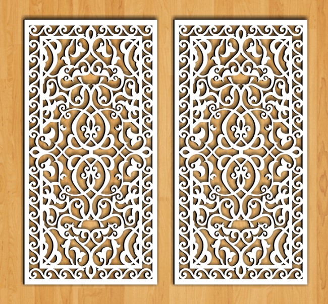 Design pattern screen panel