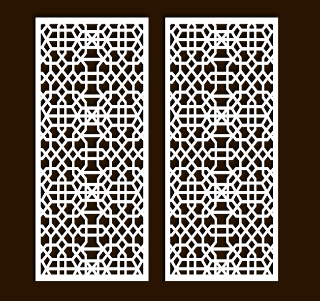 Design pattern screen panel