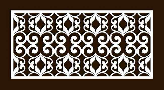 Design pattern screen panel