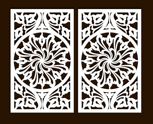 Design pattern screen panel