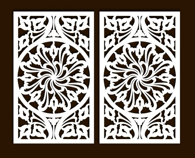 Design pattern screen panel