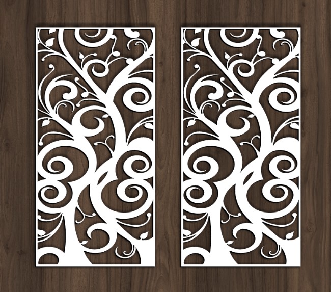 Design pattern screen panel