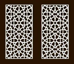 Design pattern screen panel