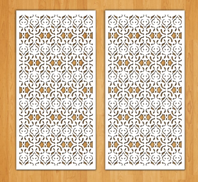 Design pattern screen panel