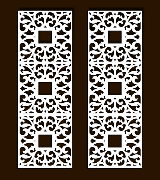 Design pattern screen panel