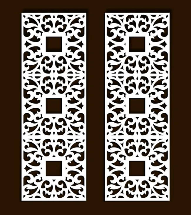 Design pattern screen panel