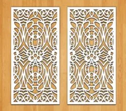 Design pattern screen panel