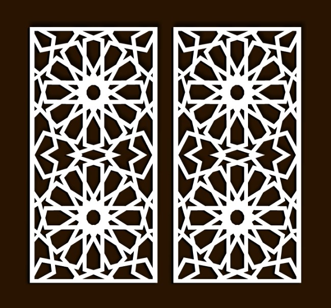 Design pattern screen panel