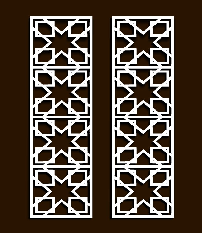 Design pattern screen panel