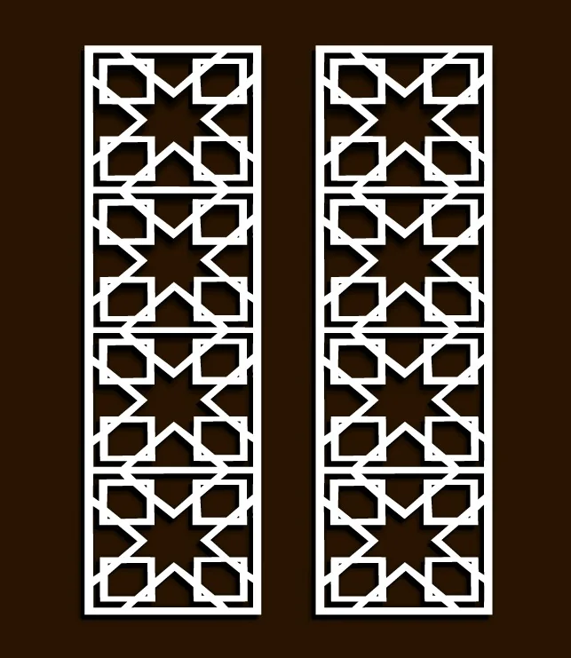 Design pattern screen panel