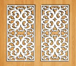 Design pattern screen panel