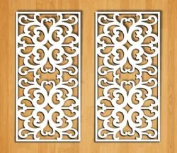 Design pattern screen panel