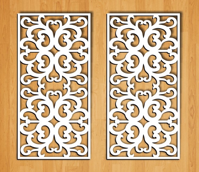 Design pattern screen panel