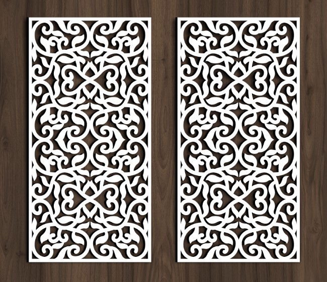 Design pattern screen panel