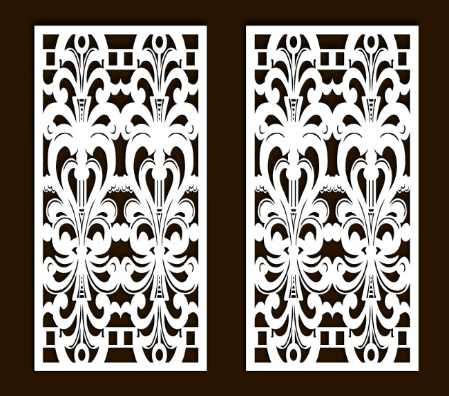 Design pattern screen panel